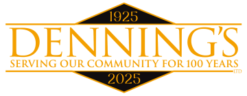 Denning Funeral Home 100 Years Logo